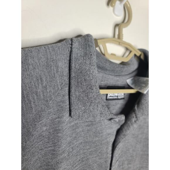 Bulwark CAT2 FR fire resistant grey short sleeve polo shirt - XL - Picture 2 of 7